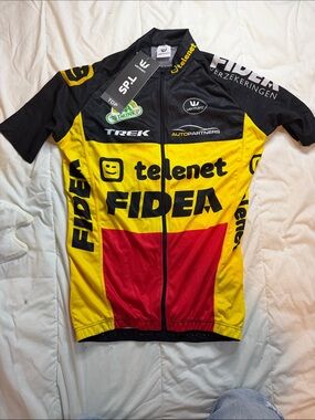 Men’s Cycling Jersey - Yellow/Black/Red